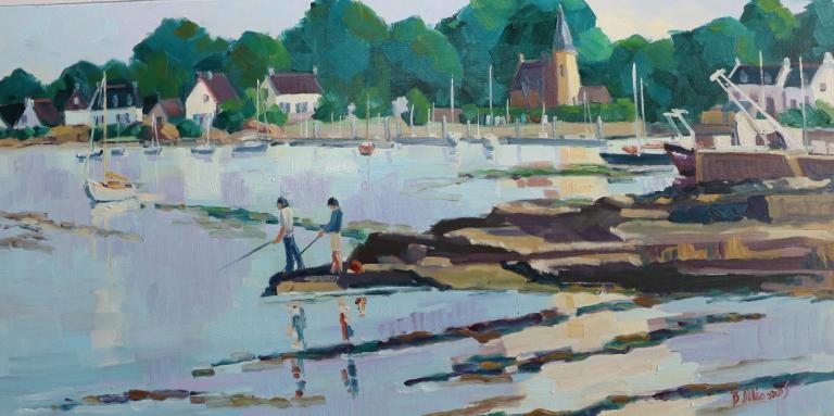 Locmariaquer. 40x80.. Béatrice ALIAMUS.